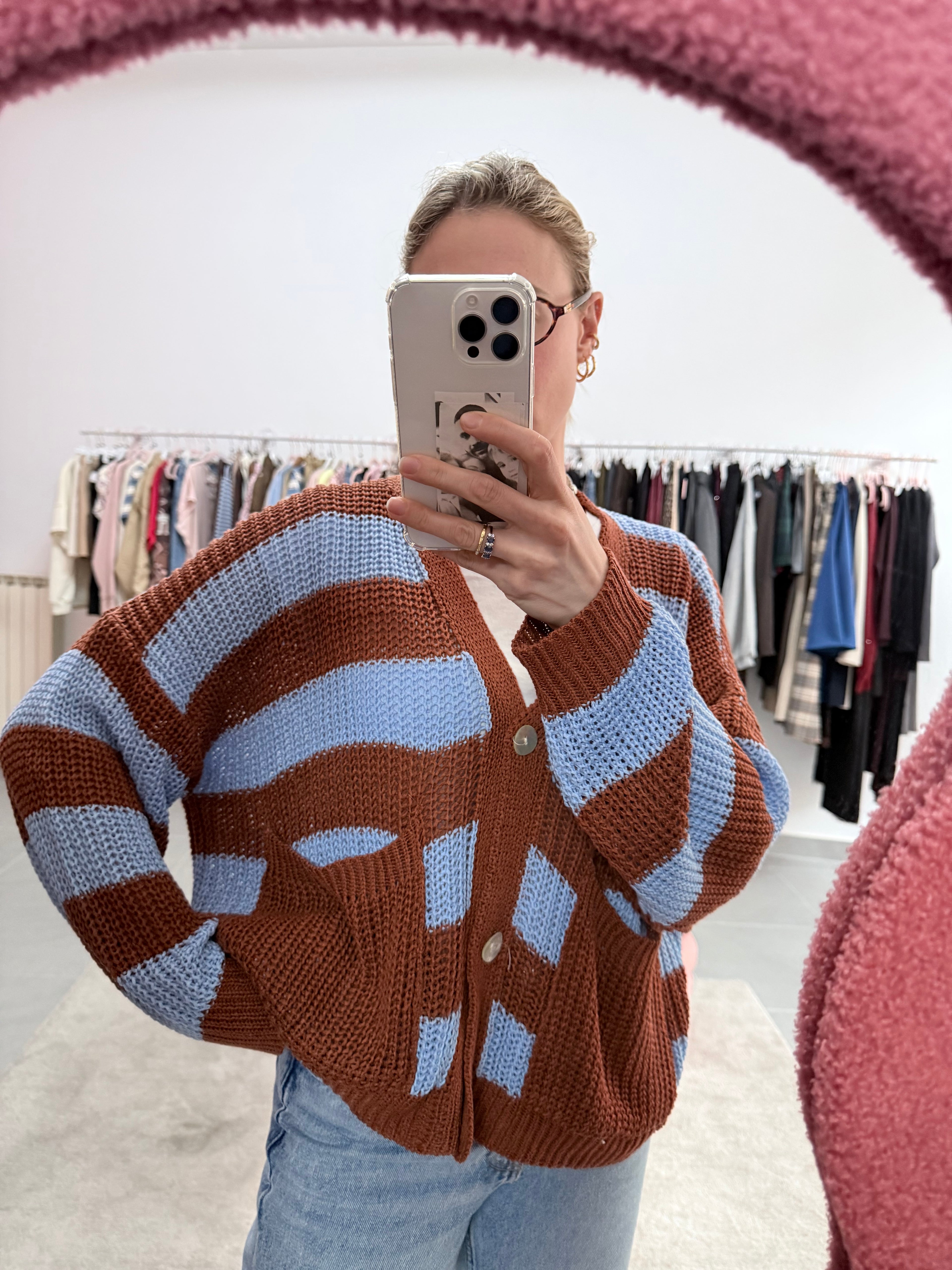 Cardigan righe LOKITA