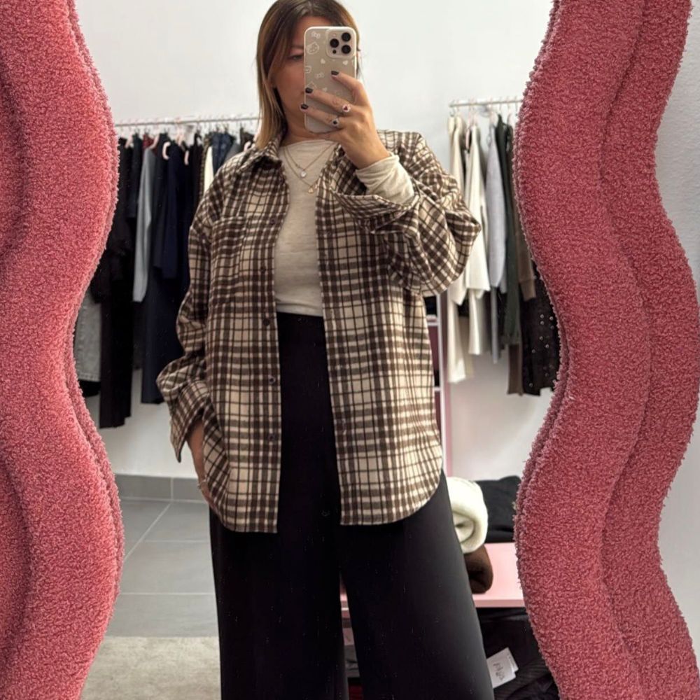 Camicia a Quadri Donna Susy Mix Over