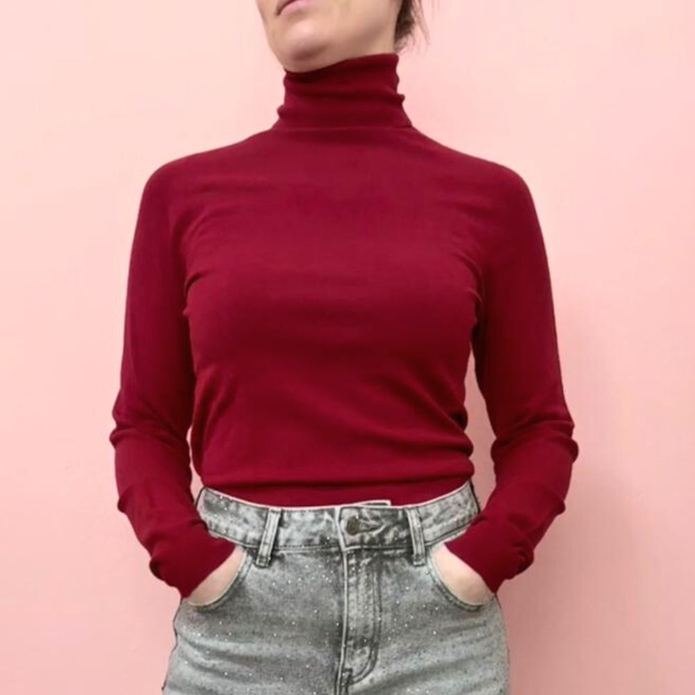 Dolcevita Donna Kontatto a Manica Lunga