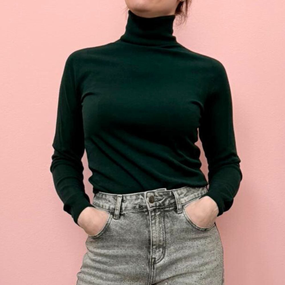 Dolcevita Donna Kontatto a Manica Lunga