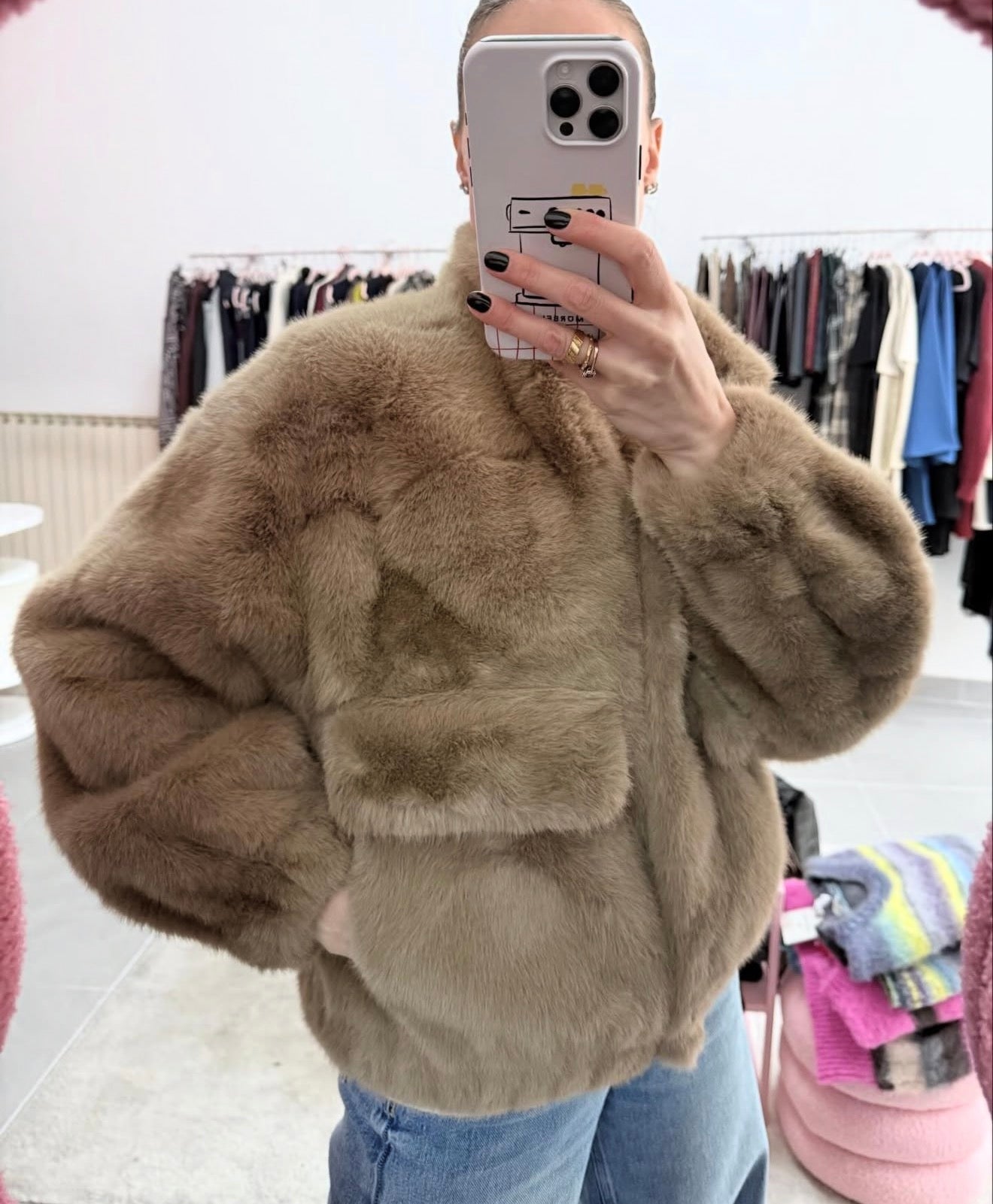 Ecopelliccia corta Adoré