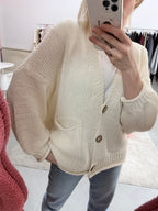 Cardigan con Bottoni e Tasche HAVEONE