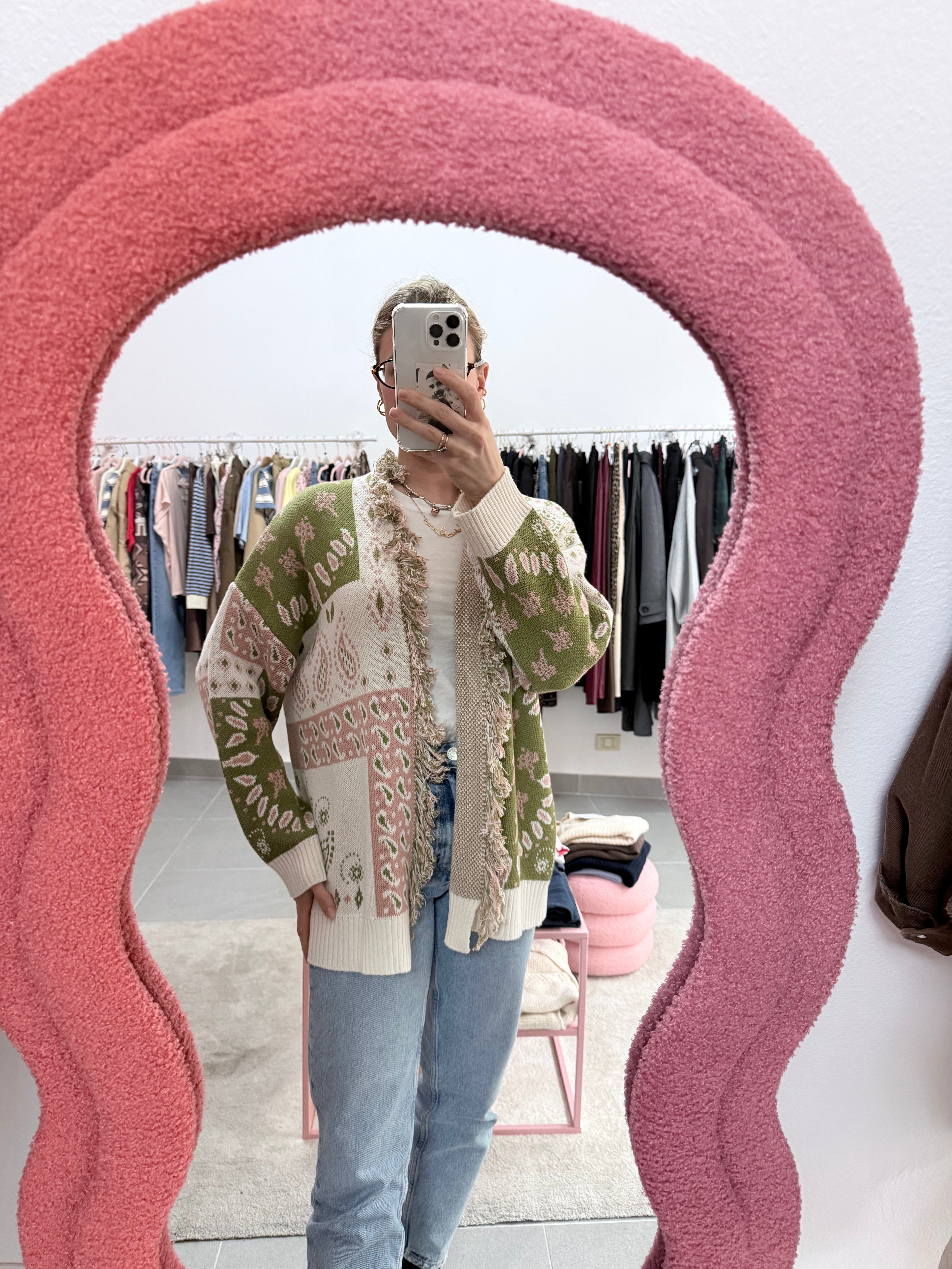 Cardigan Lungo Patchwork HAVEONE