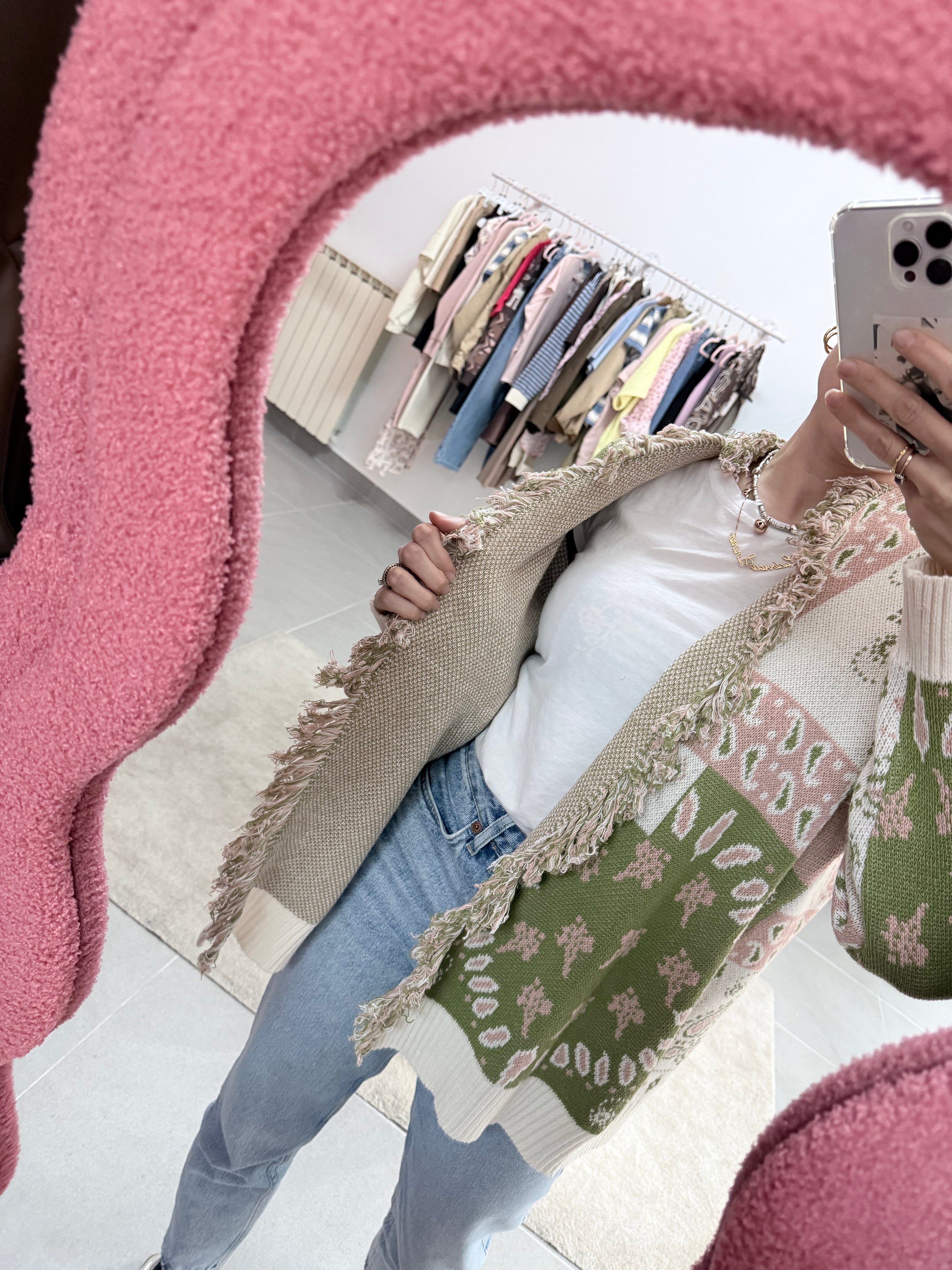 Cardigan Lungo Patchwork HAVEONE