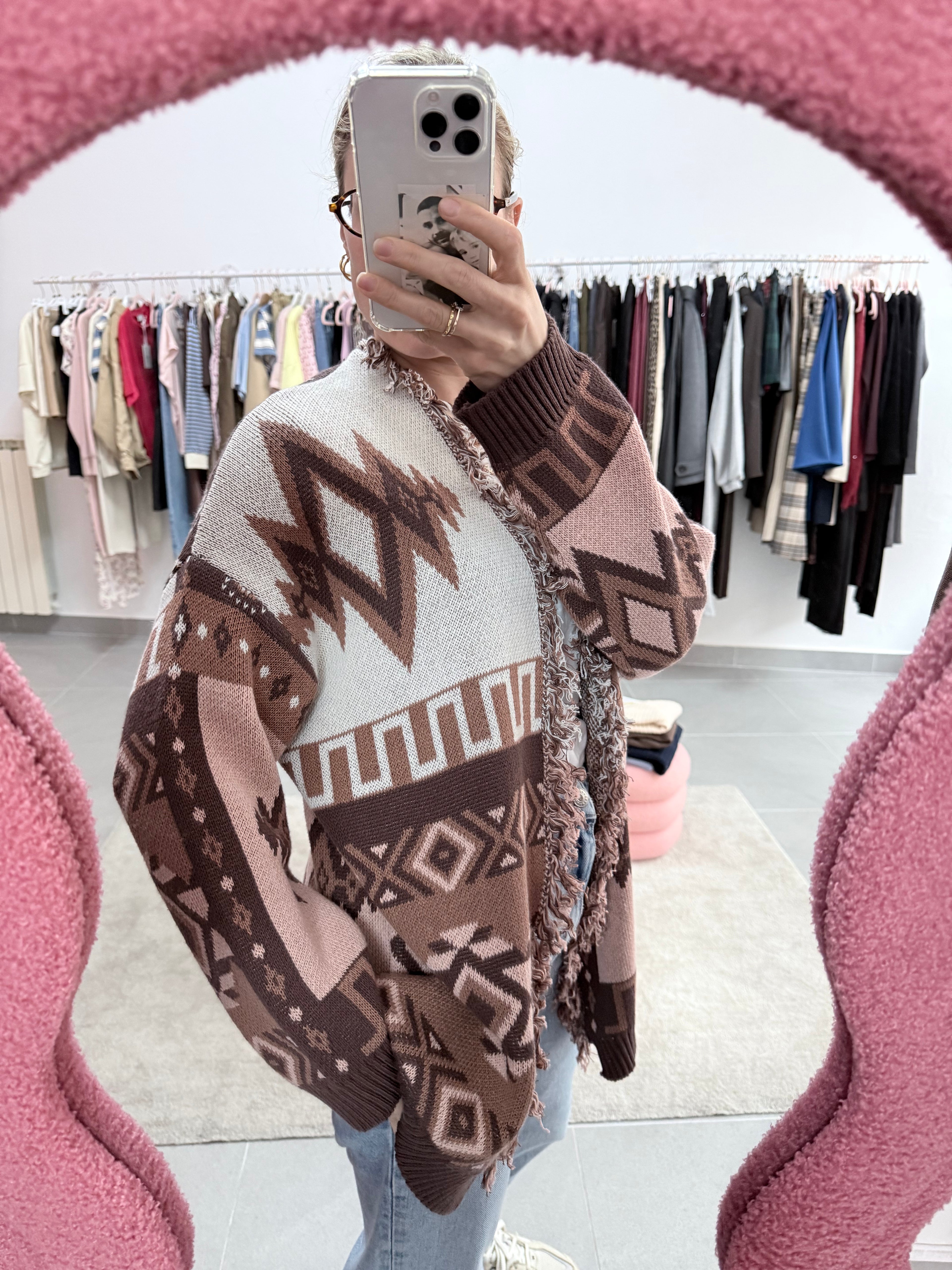 Cardigan Lungo Patchwork HAVEONE