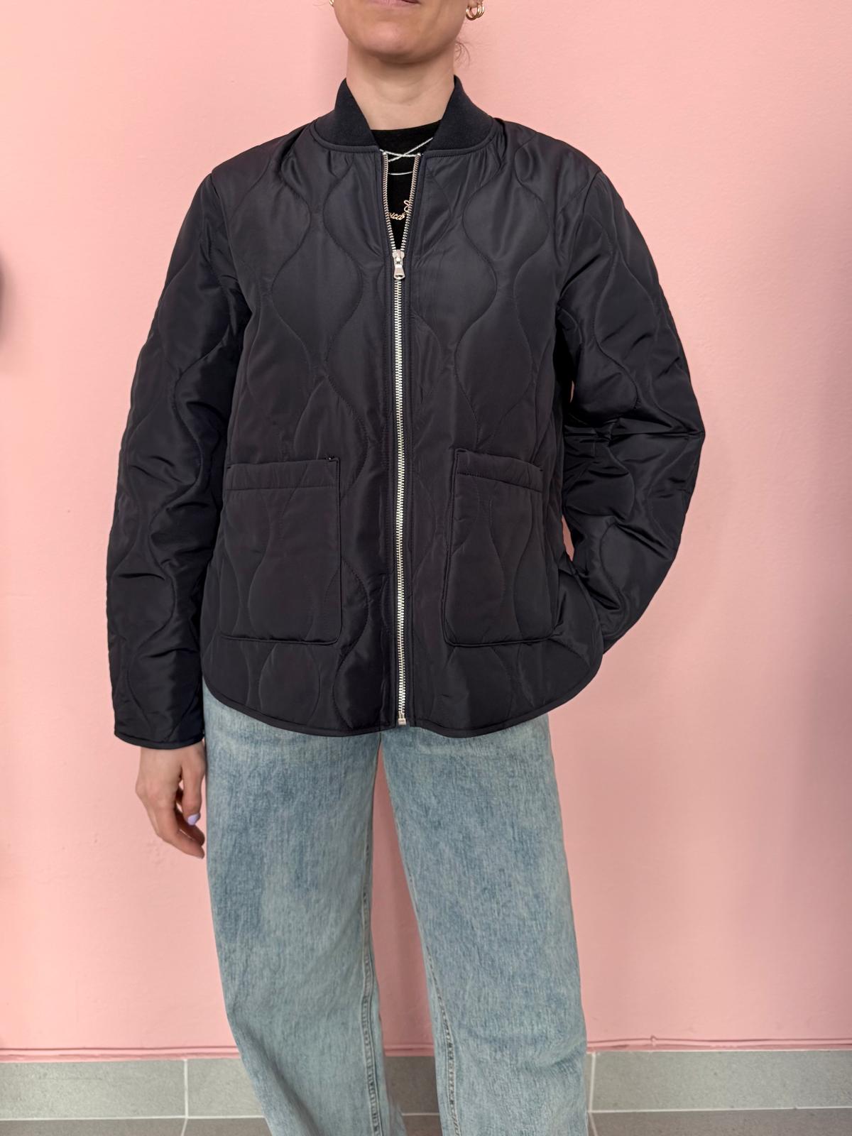 Trapuntino over con tasche