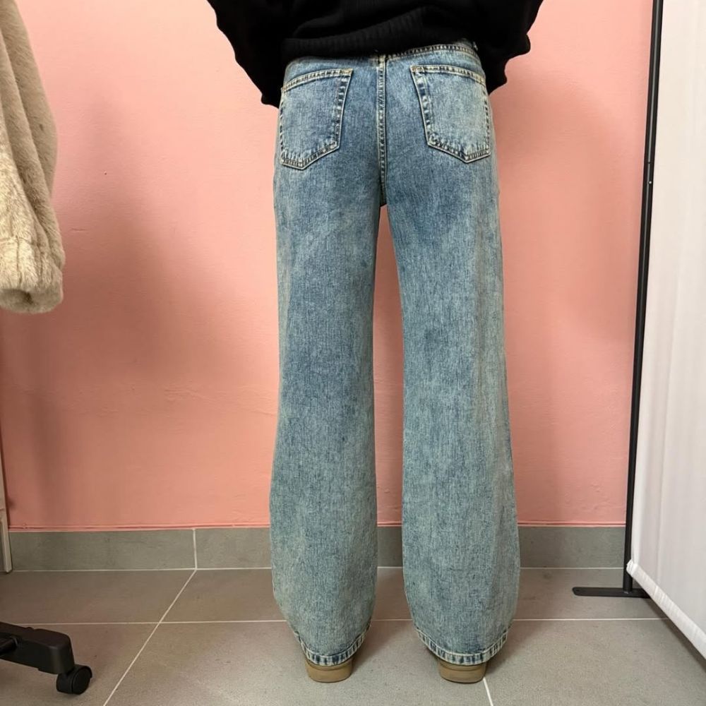 Jeans Straight Donna Kontatto Rubino in Denim 100% Cotone